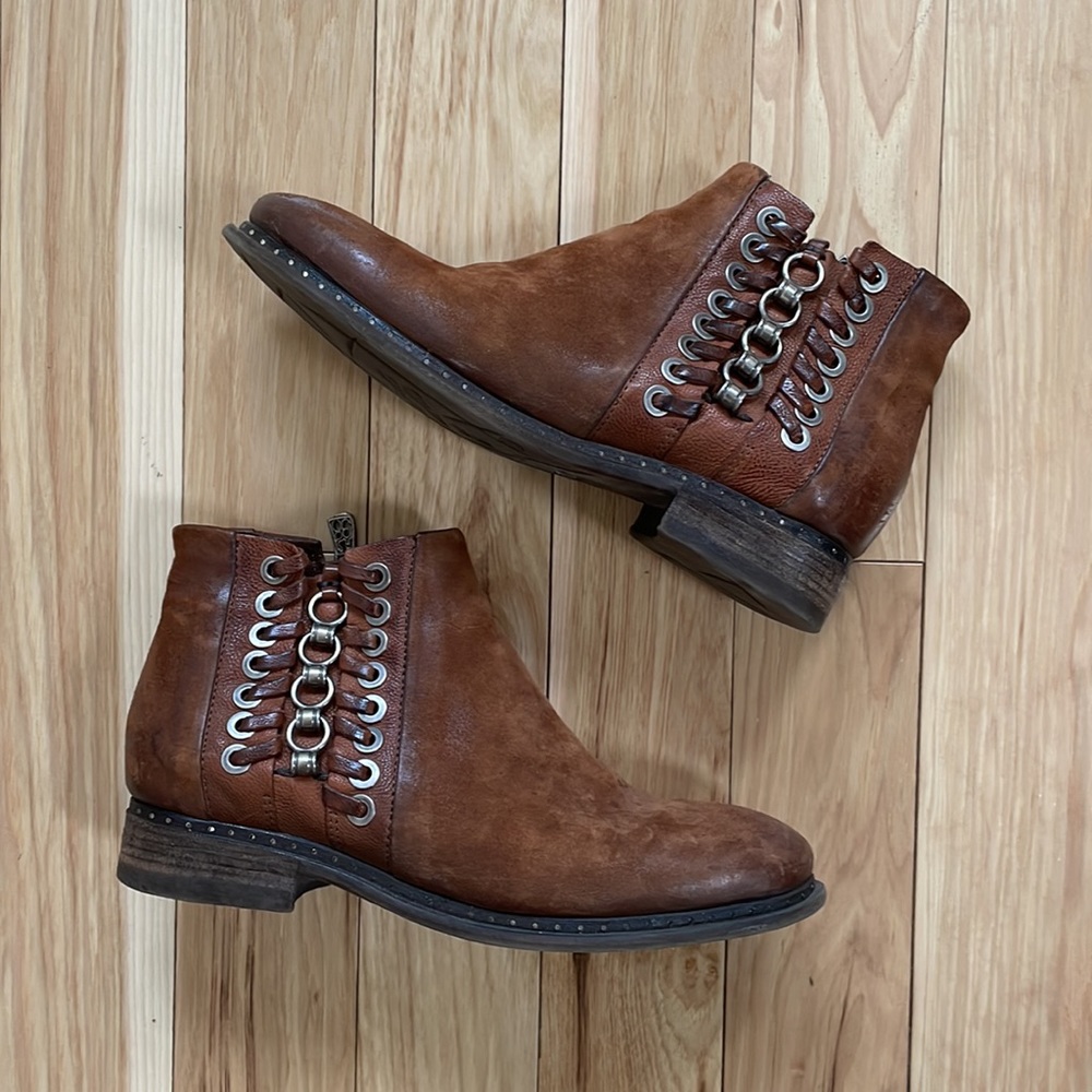A.S.98 studded embellished boot size 39
